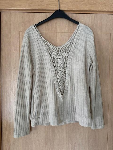 Pull Shein taille L (no.7423), Vêtements | Femmes, Pulls & Gilets, Taille 42/44 (L), Beige, Enlèvement, Porté