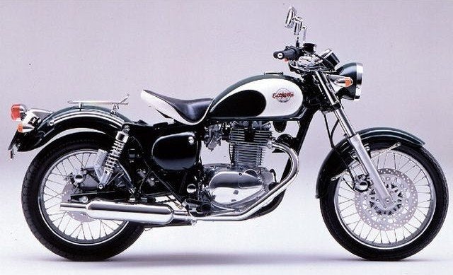 Kawasaki Estrella 250 avec 13800 km, 1 cylindre, Manuelle, 250 cm³, Naked bike