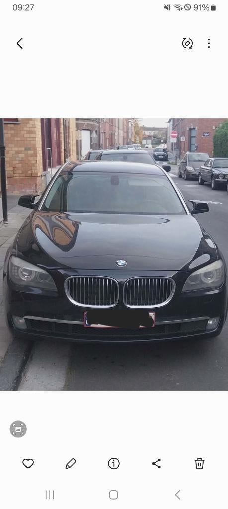 Bmw 740i, Auto's, BMW, Automaat, Zwart, 5 deurs, Particulier