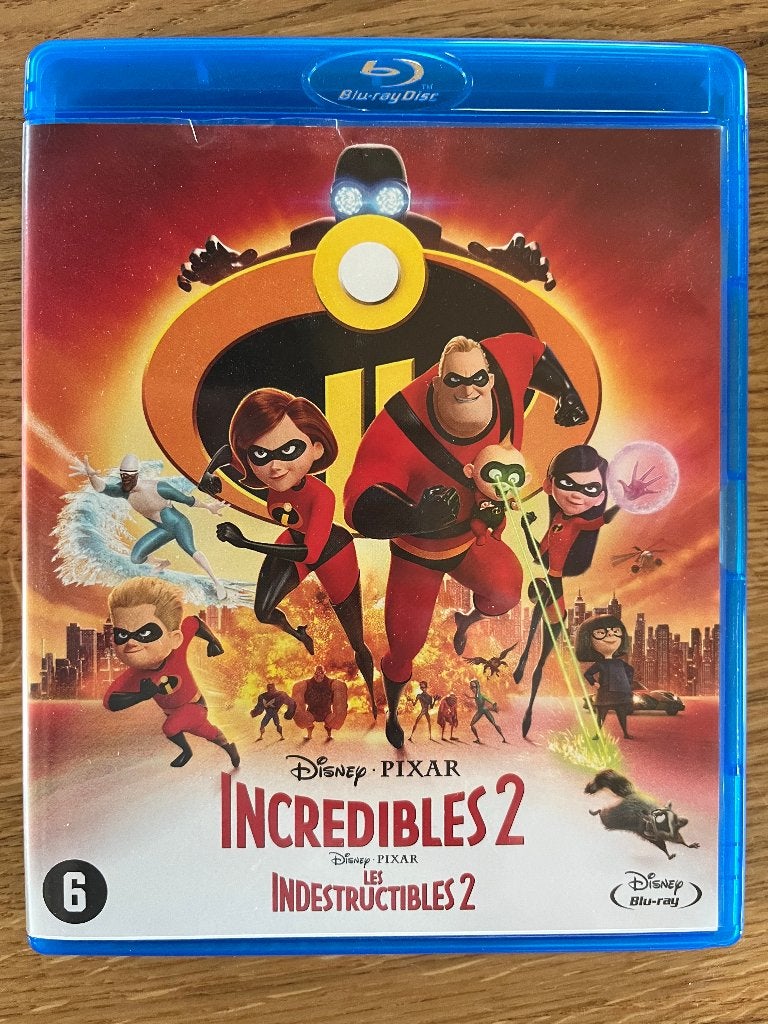 Incredibles 2 Blu-ray, CD & DVD, À partir de 6 ans, Enlèvement ou Envoi, Dessins animés et Film d'animation, Néerlandais