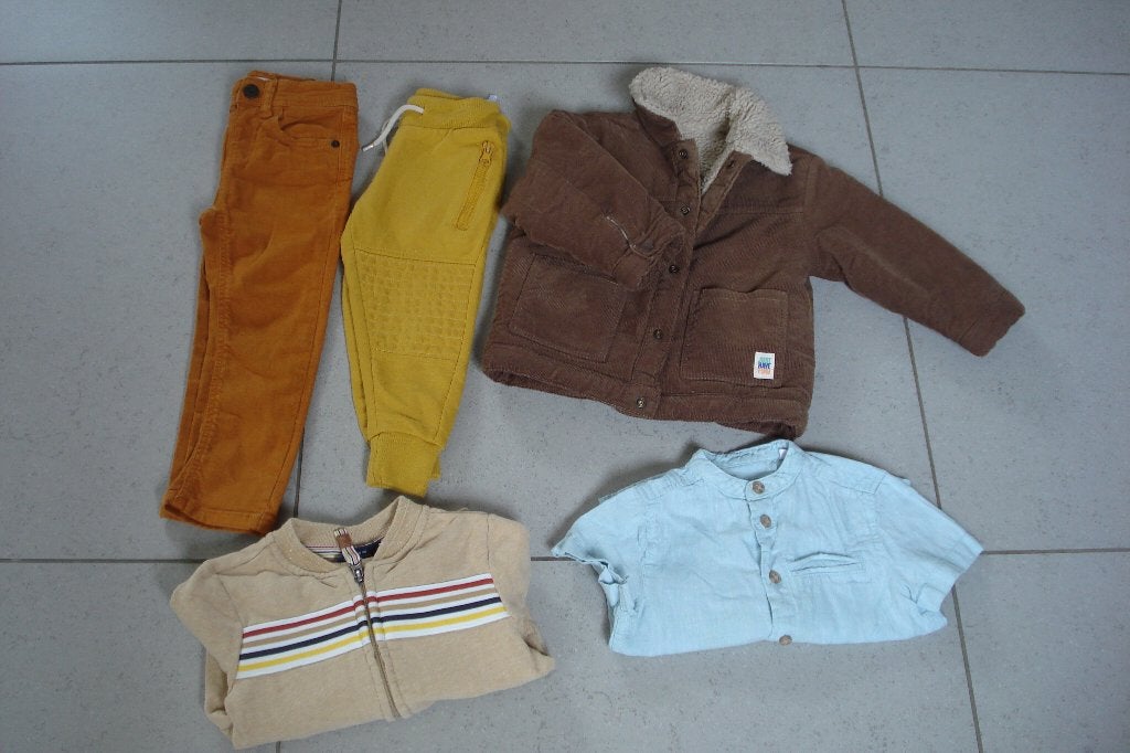 Pakket kledij, jongens. mt 92 (5 stuks), Ophalen of Verzenden, Gebruikt, Maat 92