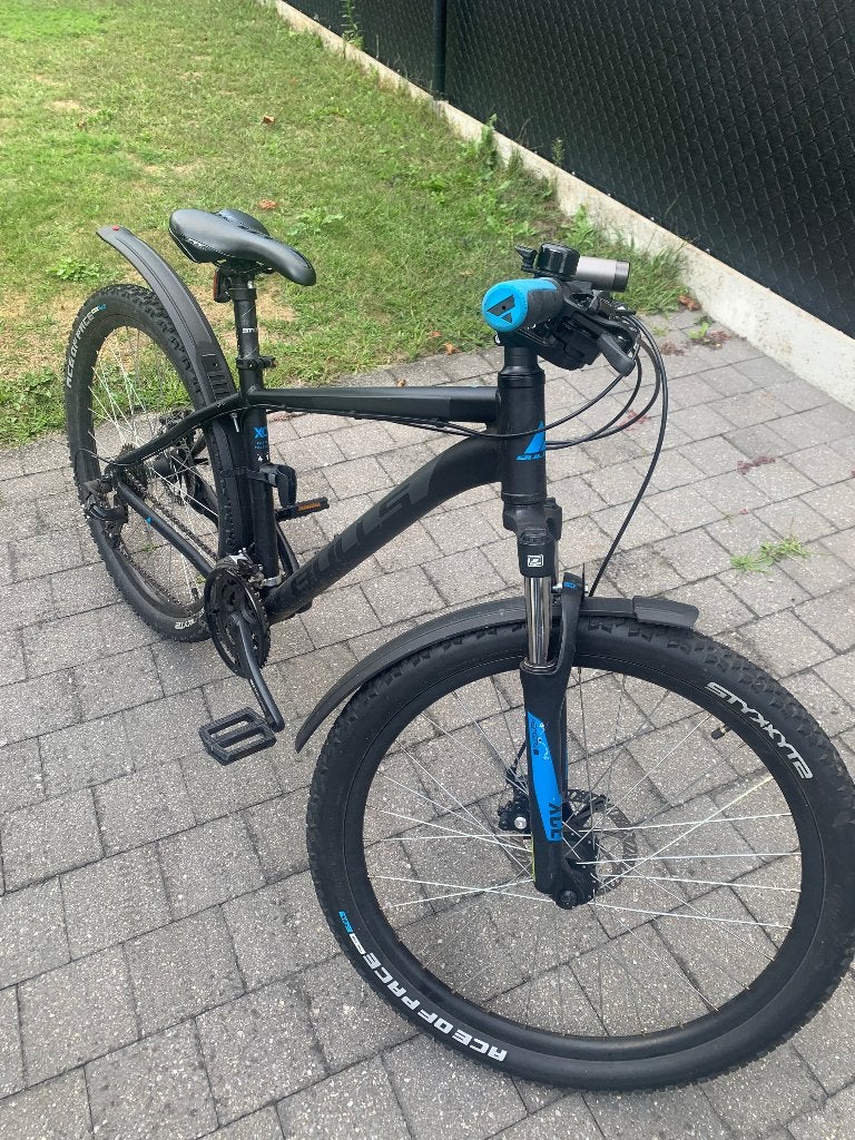 Kinder mountainbike fiets, Fietsen en Brommers, Bulls, Versnellingen, Zo goed als nieuw, Schijfrem
