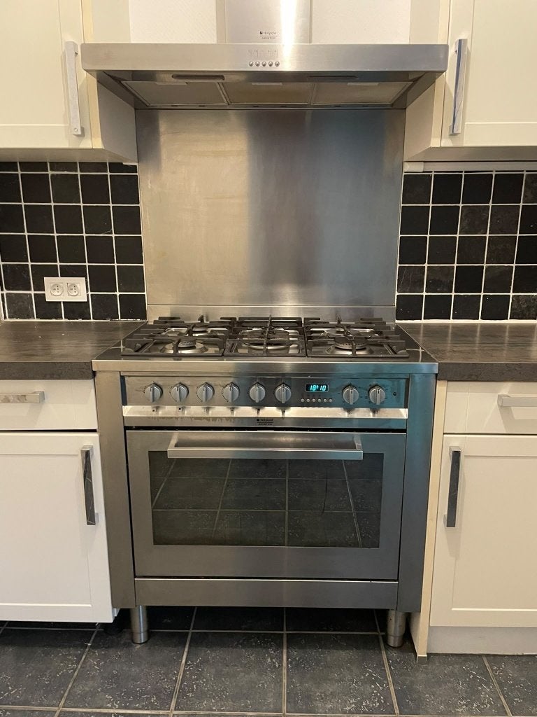 Hotpoint Ariston gasfornuis, Elektronische apparatuur, Ophalen, Gebruikt, 60 cm of meer, Gas
