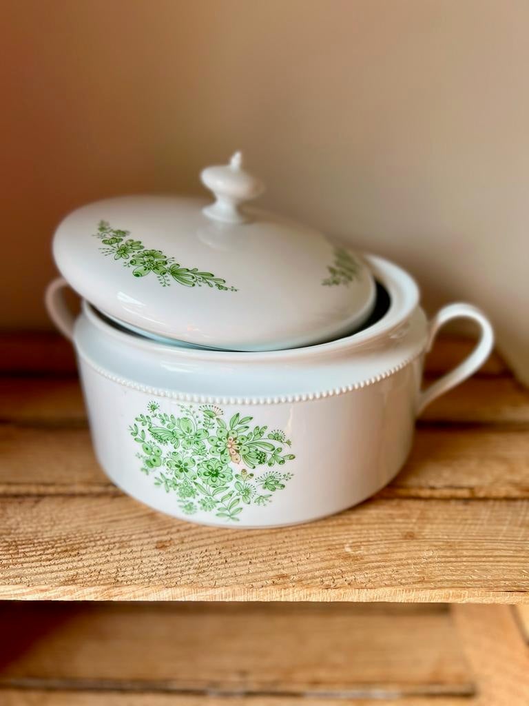 Vintage soepkom Hutschenreuther retro servies terrine, Antiek en Kunst, Antiek | Servies los, Ophalen of Verzenden