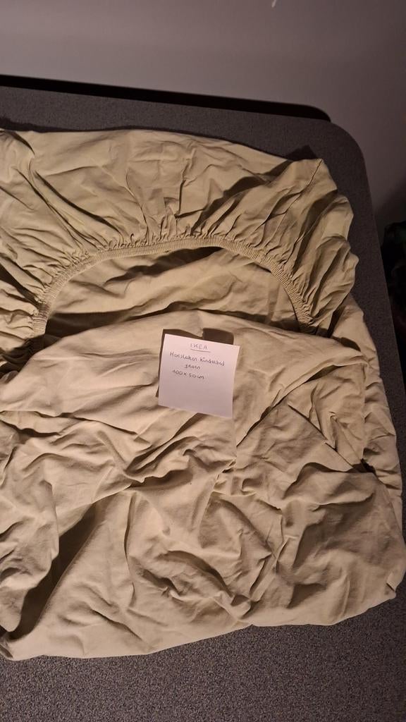 Lit pour enfant ou couverture de parc, Enlèvement ou Envoi, Comme neuf, Garçon ou Fille, Drap-housse ou Taie d'oreiller