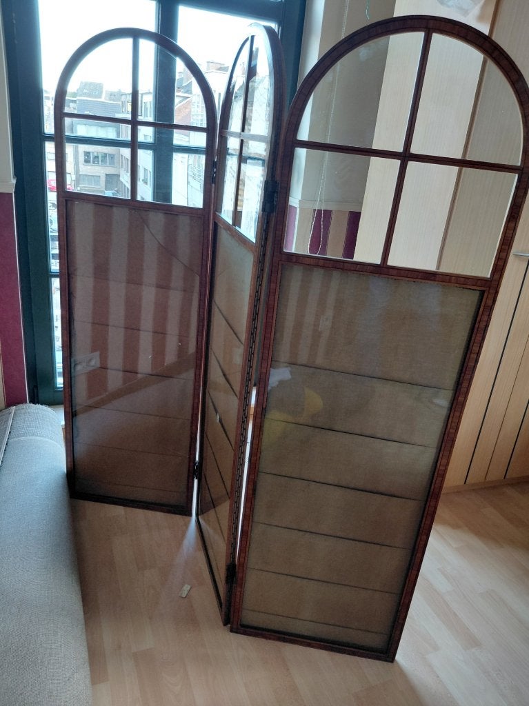 antiek/vintage driedelig kamerscherm, Ophalen