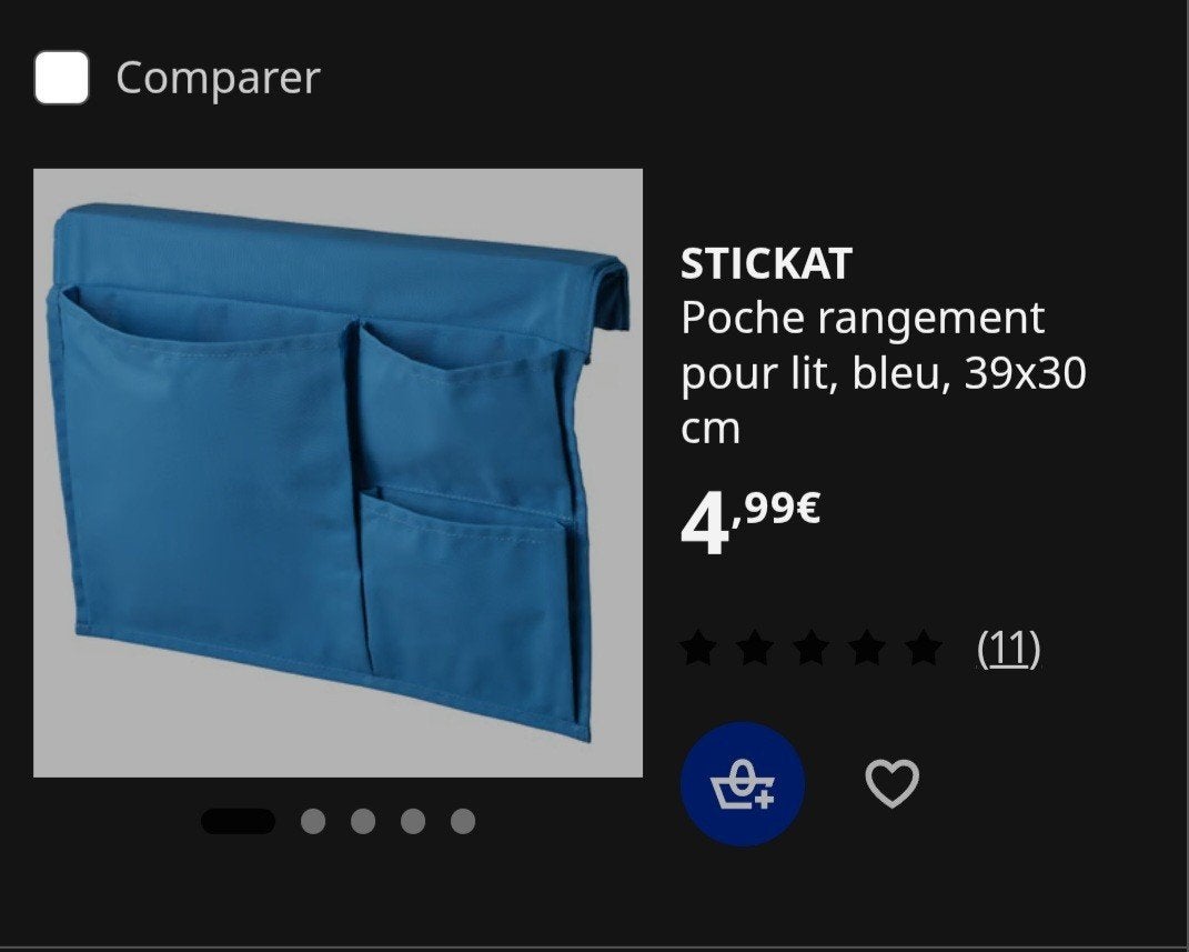 Poche de rangement pour lit Kura Ikea, Enlèvement, Comme neuf