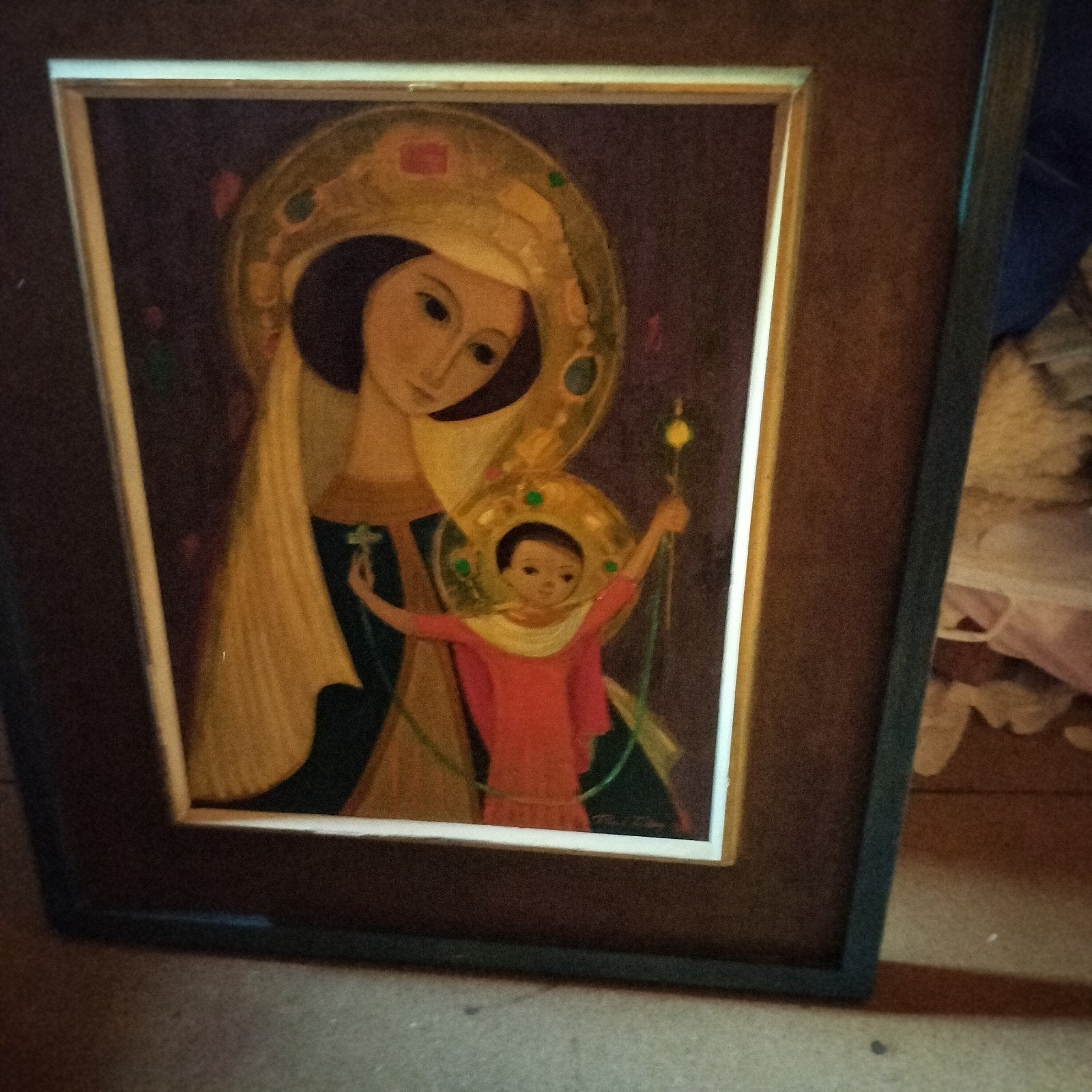 Hamme Mooi werk van René Tilley - moeder en kind, Antiek en Kunst, Ophalen