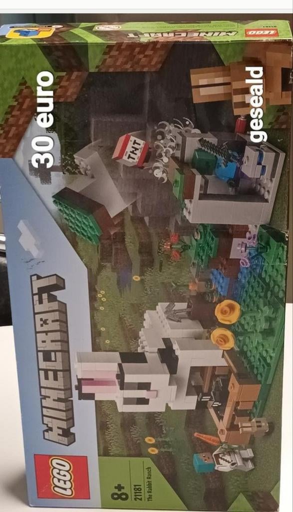 Lego mincraft nr 21181 geseald, Ophalen of Verzenden, Lego