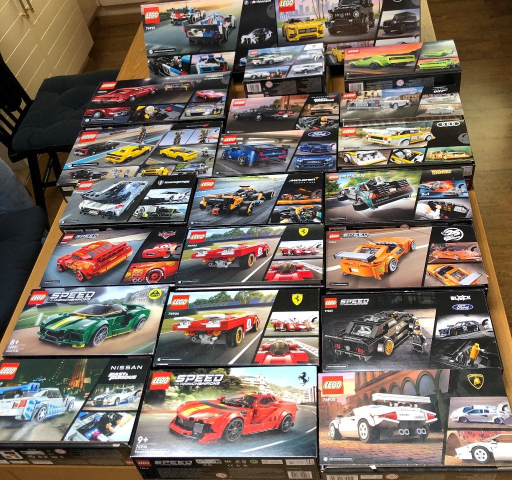 Lot doosjes speed champions, Kinderen en Baby's, Speelgoed | Duplo en Lego, Zo goed als nieuw, Lego, Overige typen, Speed Champions