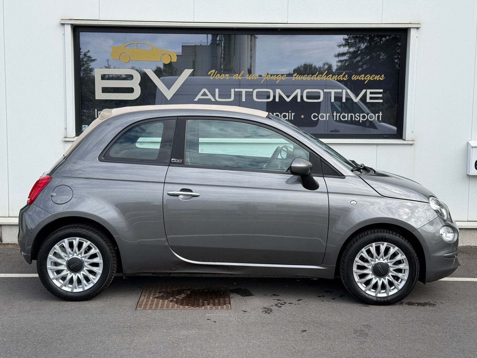 FIAT 500C HYBRID CABRIO - CARPLAY - CRUISECONTROL - PDC, Auto's, Fiat, Voorwielaandrijving, 4 zetels, https://public.car-pass.be/vhr/95c772a0-6715-4a55-973c-e3224be2ae6f