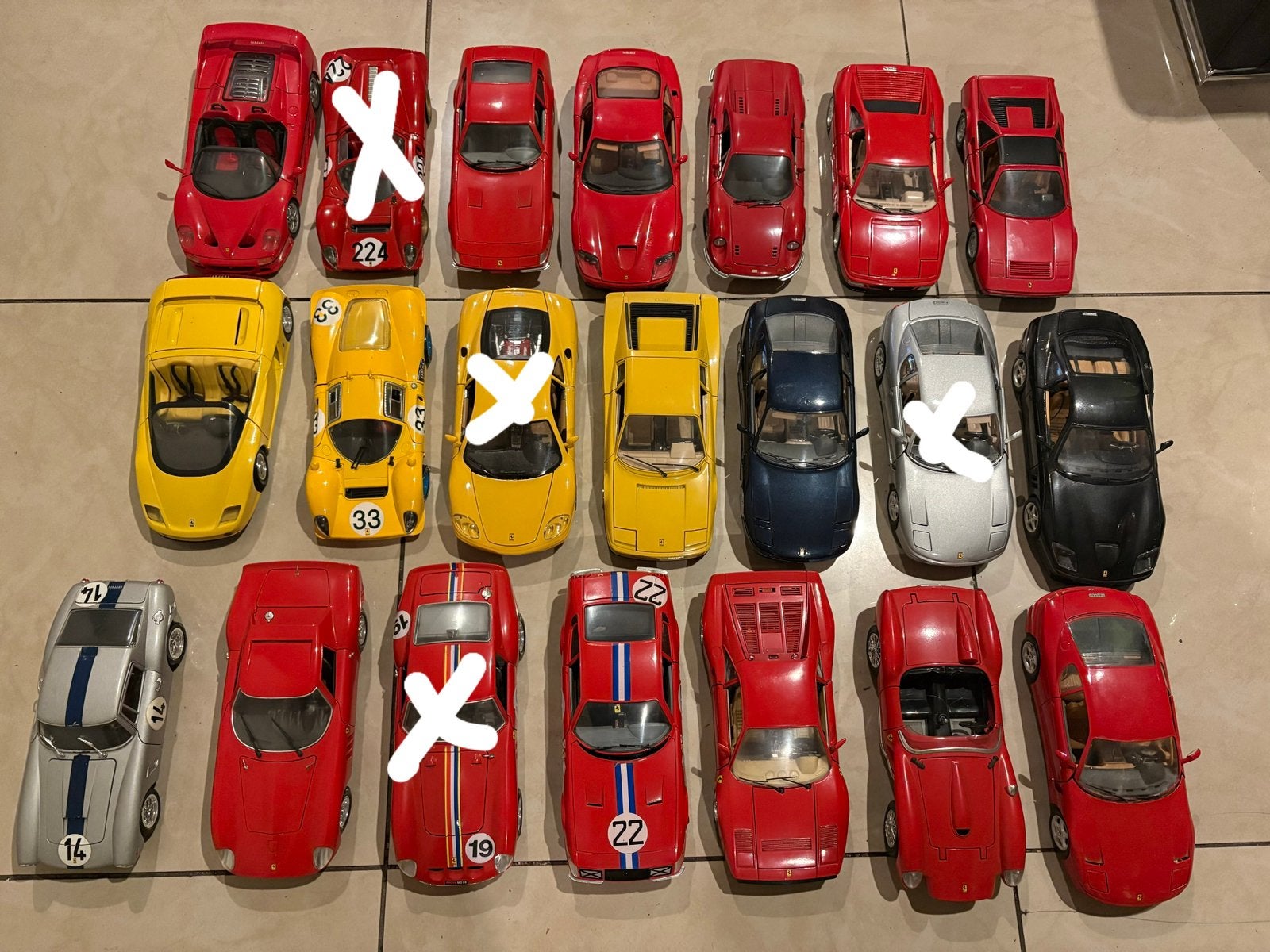 Voiture 1/18 Ferrari, Enlèvement, Utilisé, Voiture