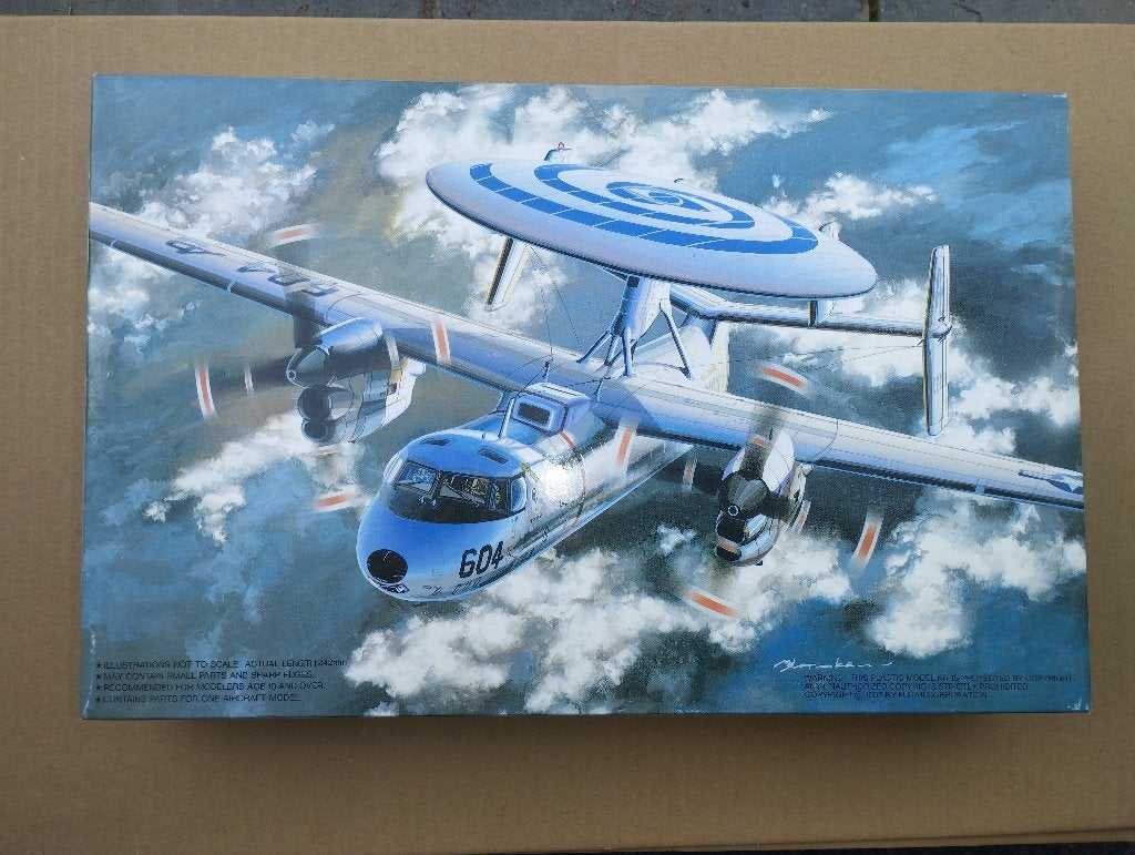 E-2C Hawkeye 'VAW-123 Screw Tops' Fujimi 72069, Hobby en Vrije tijd, Overige merken, 1:72 tot 1:144, Nieuw, Ophalen of Verzenden