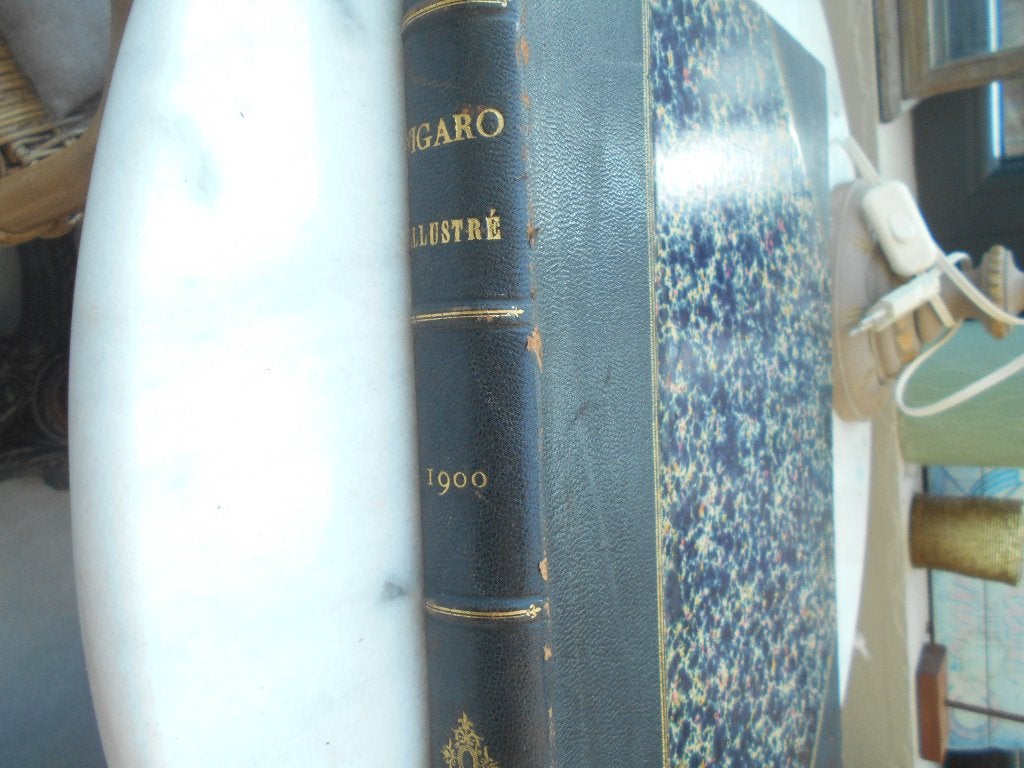 ancien magazines d'actualités"le figaro illustré"1900 reliés, Livres, Enlèvement ou Envoi, Utilisé, Journal