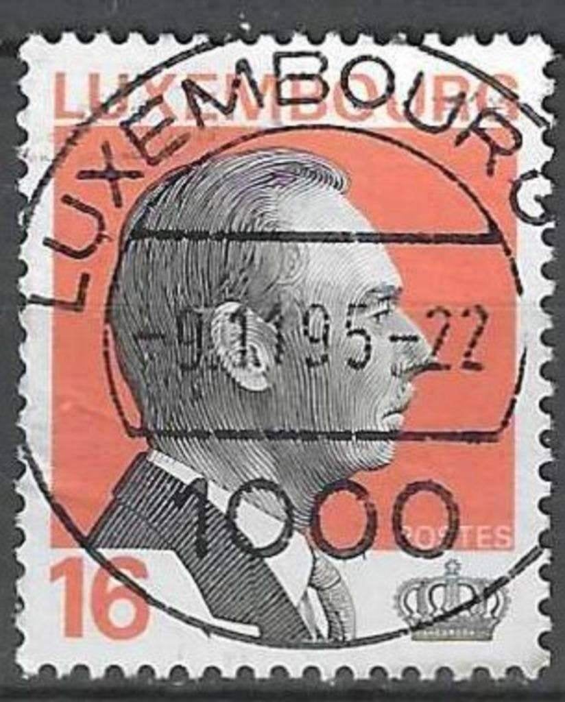 Luxembourg 1995 - Yvert 1309 - Jean de Luxembour - 16  (ST), Envoi, Luxembourg, Affranchi