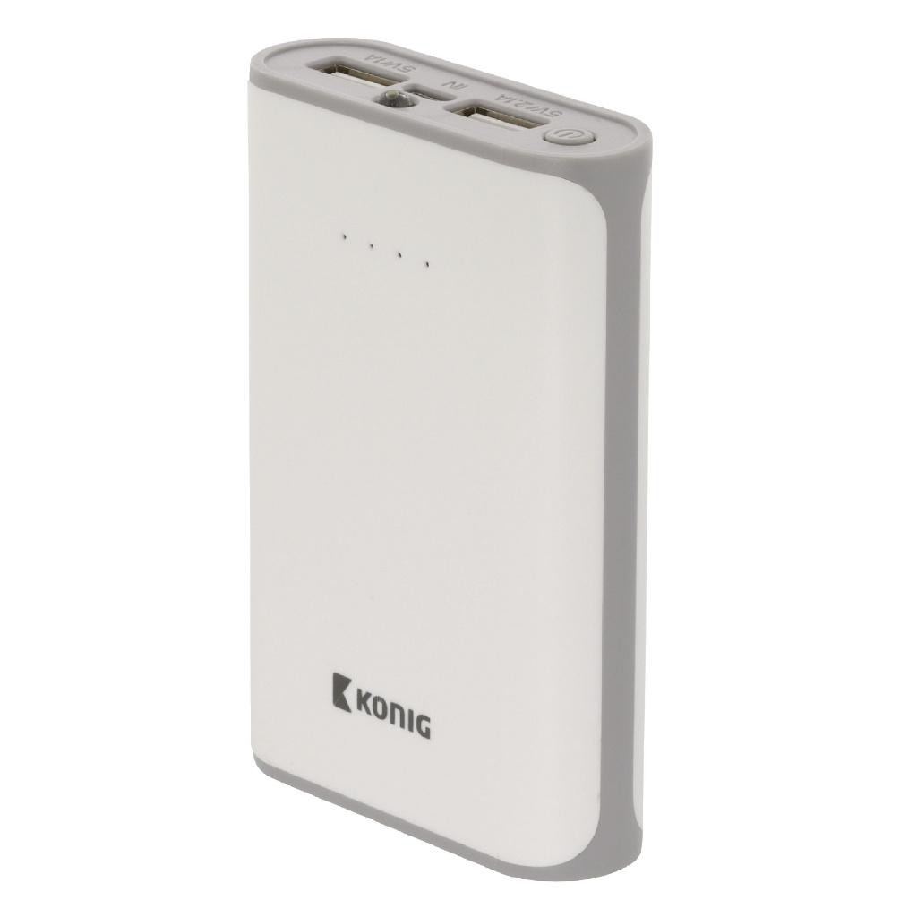 Power Bank König 7500 mAh USB – Batterie externe – Neuf, Télécoms, Enlèvement ou Envoi, Neuf, König