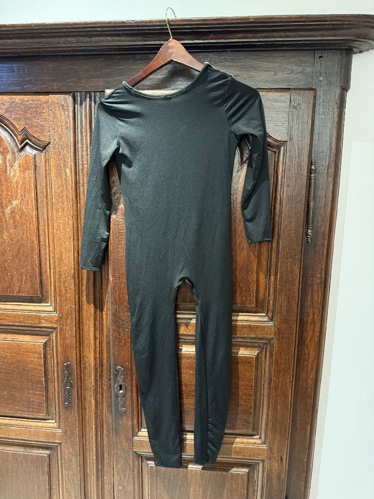 Déguisement Halloween enfant - 8-10 ans - combinaison noire, Enlèvement, 134 à 140, Garçon ou Fille