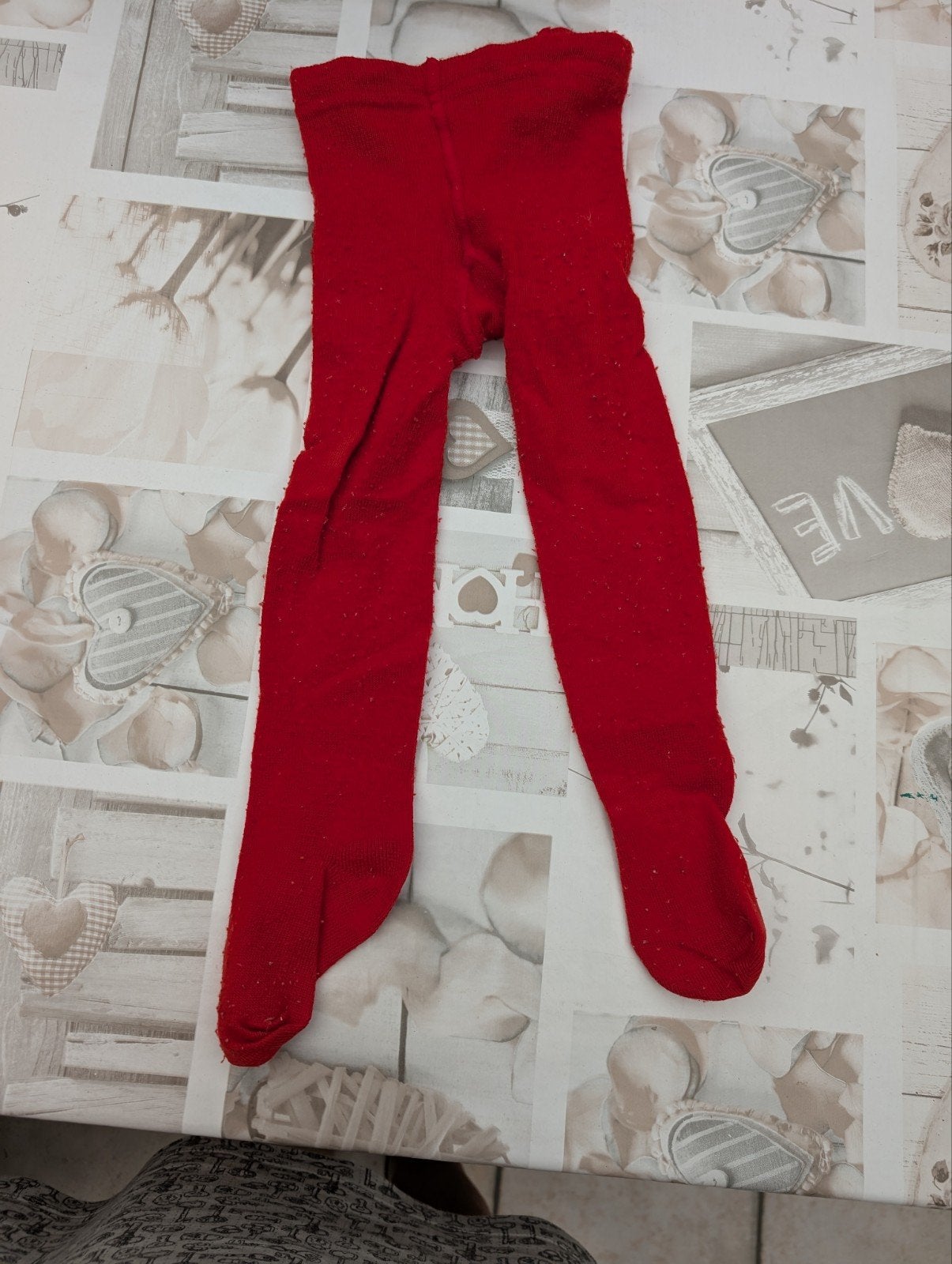 collants rouges pour 2/3 ans, Enlèvement ou Envoi, Comme neuf, Fille, Autres types