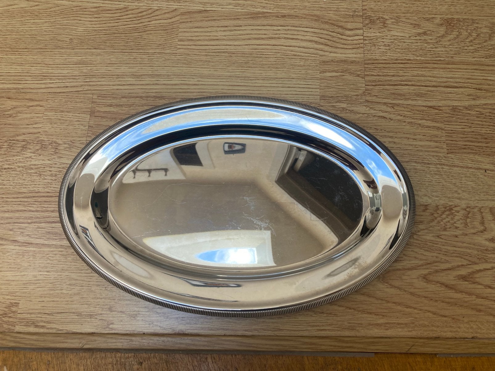 Plat ovale L 40 x l 25cm Letang Remy, Neuf, Plateau, Vintage, Enlèvement