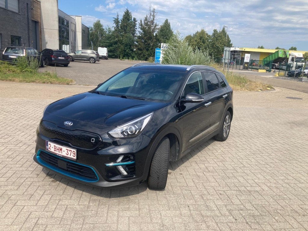 Kia e-Niro, Auto's, Dealer onderhouden, Leder en Stof, Zwart, Elektrisch
