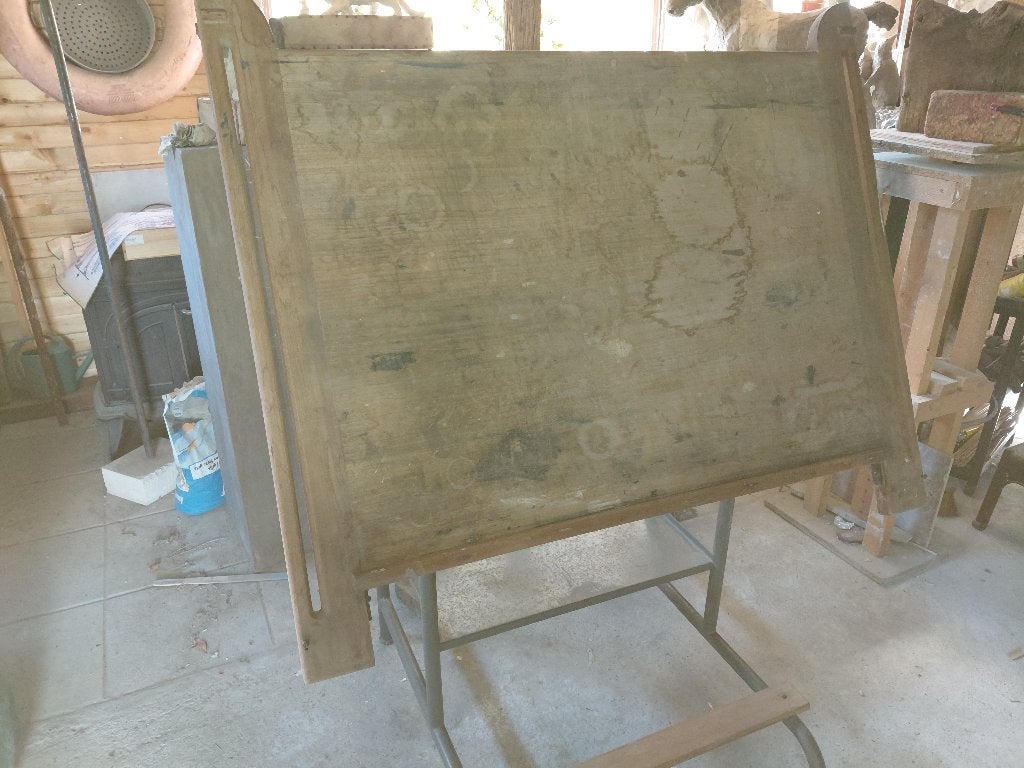 Grote houten tekentafel, Ophalen, Gebruikt, Overige typen