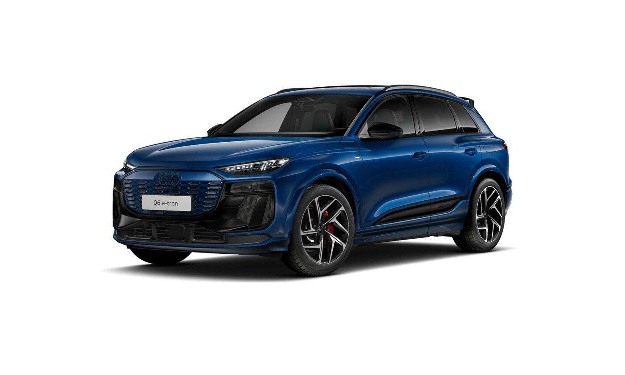 Audi Q6 e-tron Q6 e-Tron Performance S line l Carbon spoiler, Auto's, Automaat, Achterwielaandrijving, Gebruikt, Zwart
