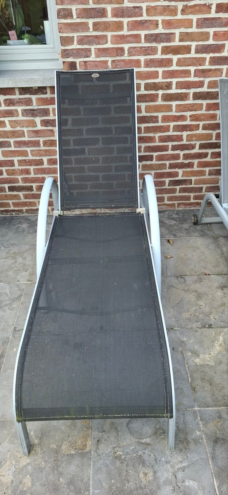 ligzetel, Tuin en Terras, Ophalen, Gebruikt, Aluminium, Verstelbaar