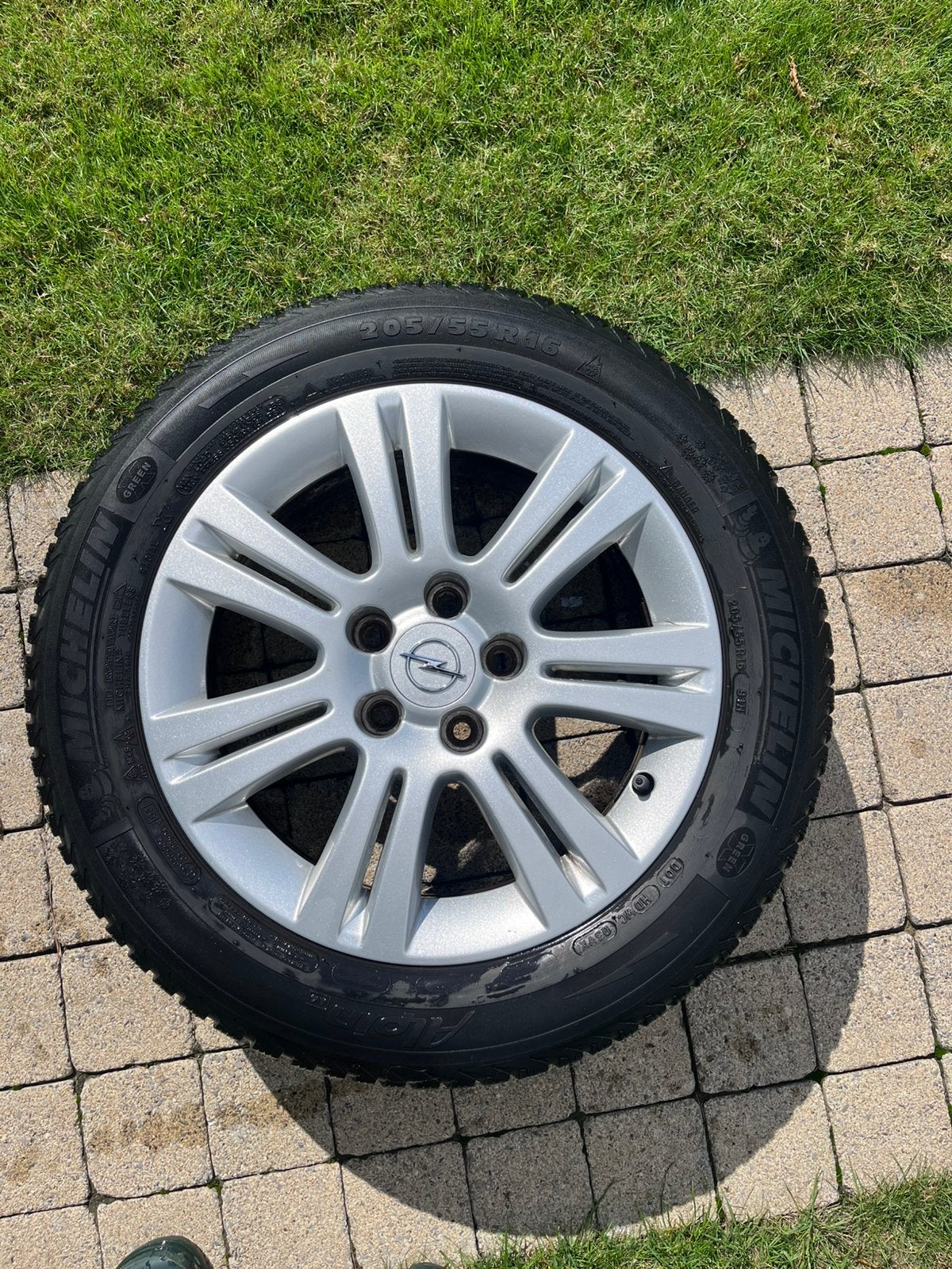 Velgen en banden 205/55 R16, Ophalen, Gebruikt, 16 inch, Banden en Velgen