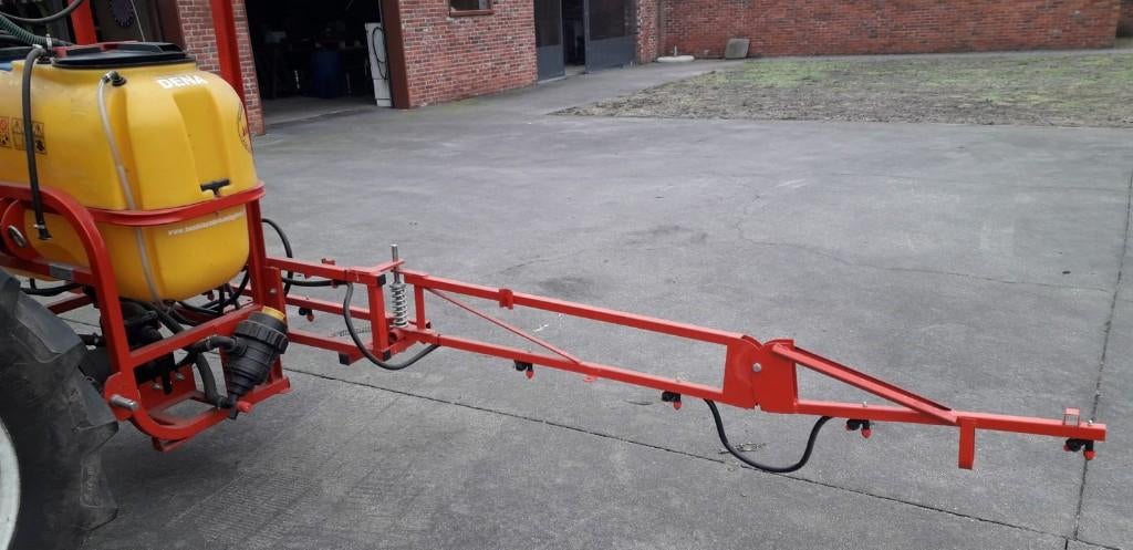 spuitmachiene voor achter tractor, Ophalen