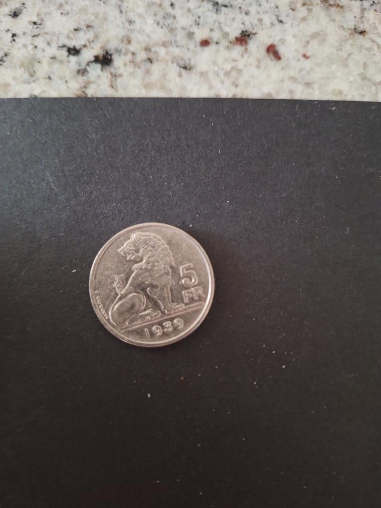 Piece de monnaie belge 5 francs., Enlèvement ou Envoi
