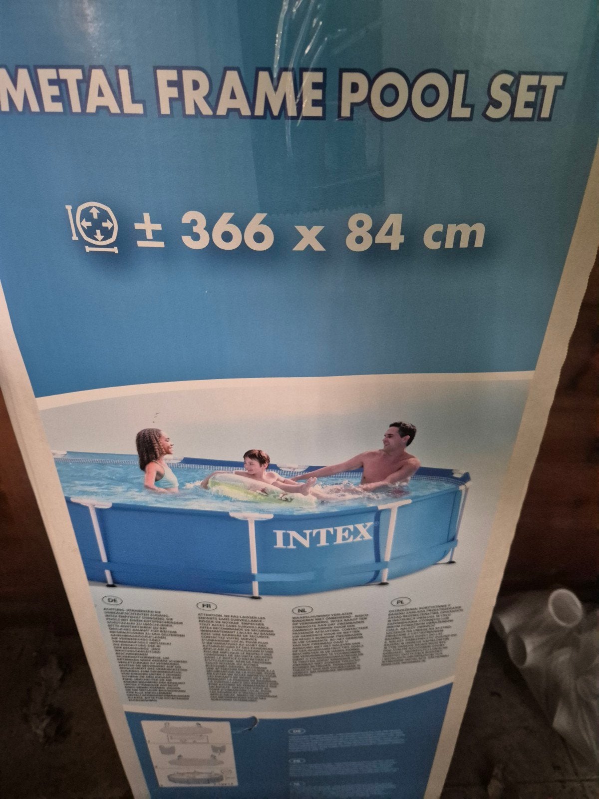 Intex zwembad. Slechts 1 jaar gebruikt, Tuin en Terras, Ophalen