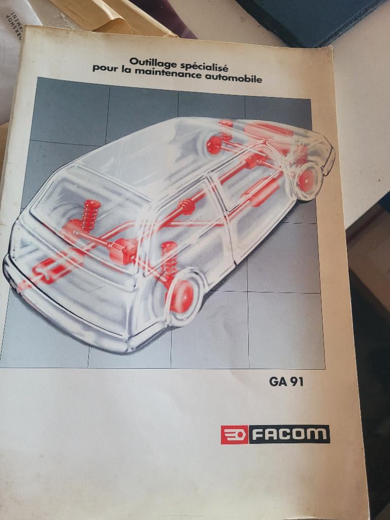 Catalogue FACOM GA 91 d'époque - Ancienne Concession, Enlèvement, Utilisé