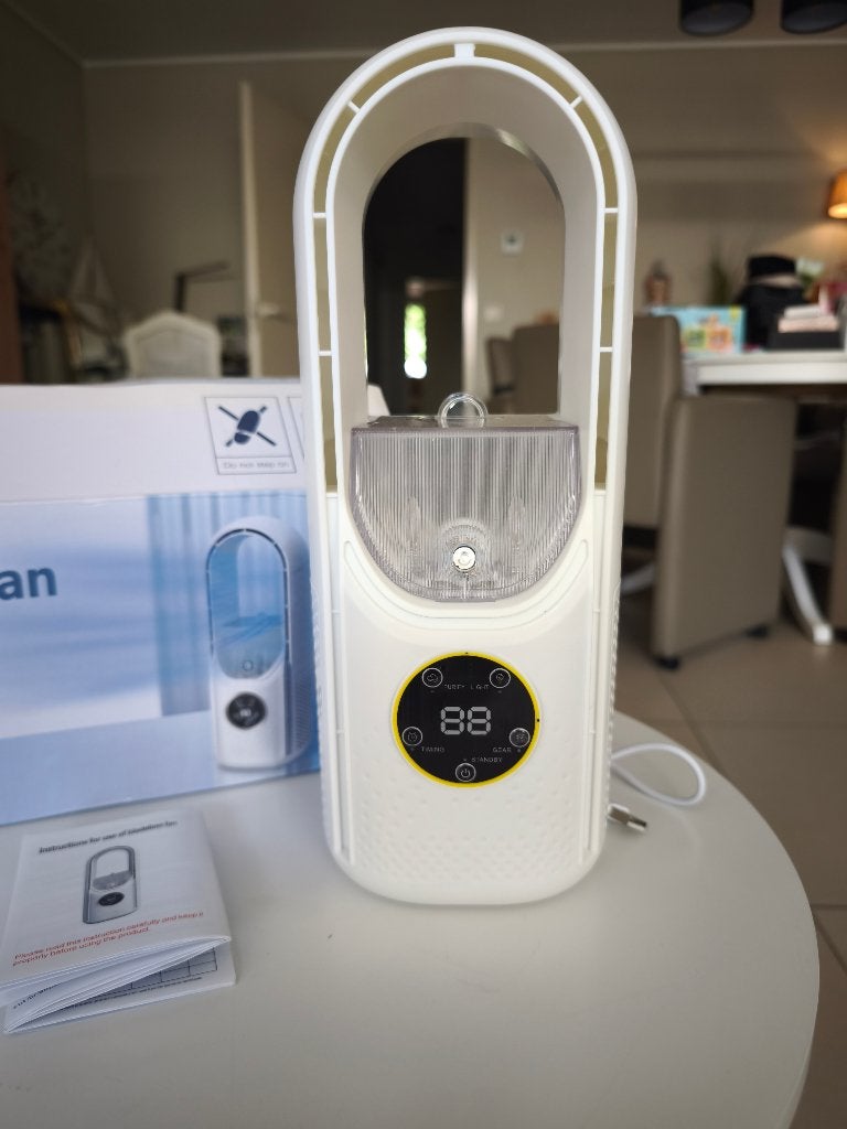 Bladeless fan ventilator tafelmodel, Electroménager, Ventilateurs, Enlèvement ou Envoi, Neuf, Ventilateur de table