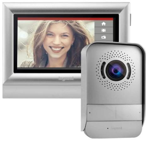 Legrand LEG369320 video-intercominstallatie, 7 inch, zilver, Ophalen, Ingebouwde camera, Gebruikt, Bedraad