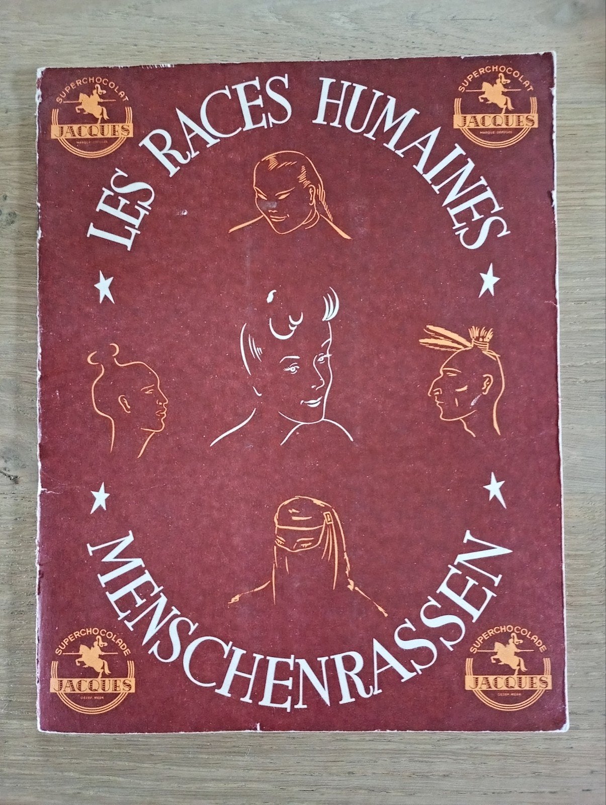 Les races humaines - Menschenrassen Jacques F/Nl, Boeken, Ophalen of Verzenden, Gelezen, Plaatjesalbum