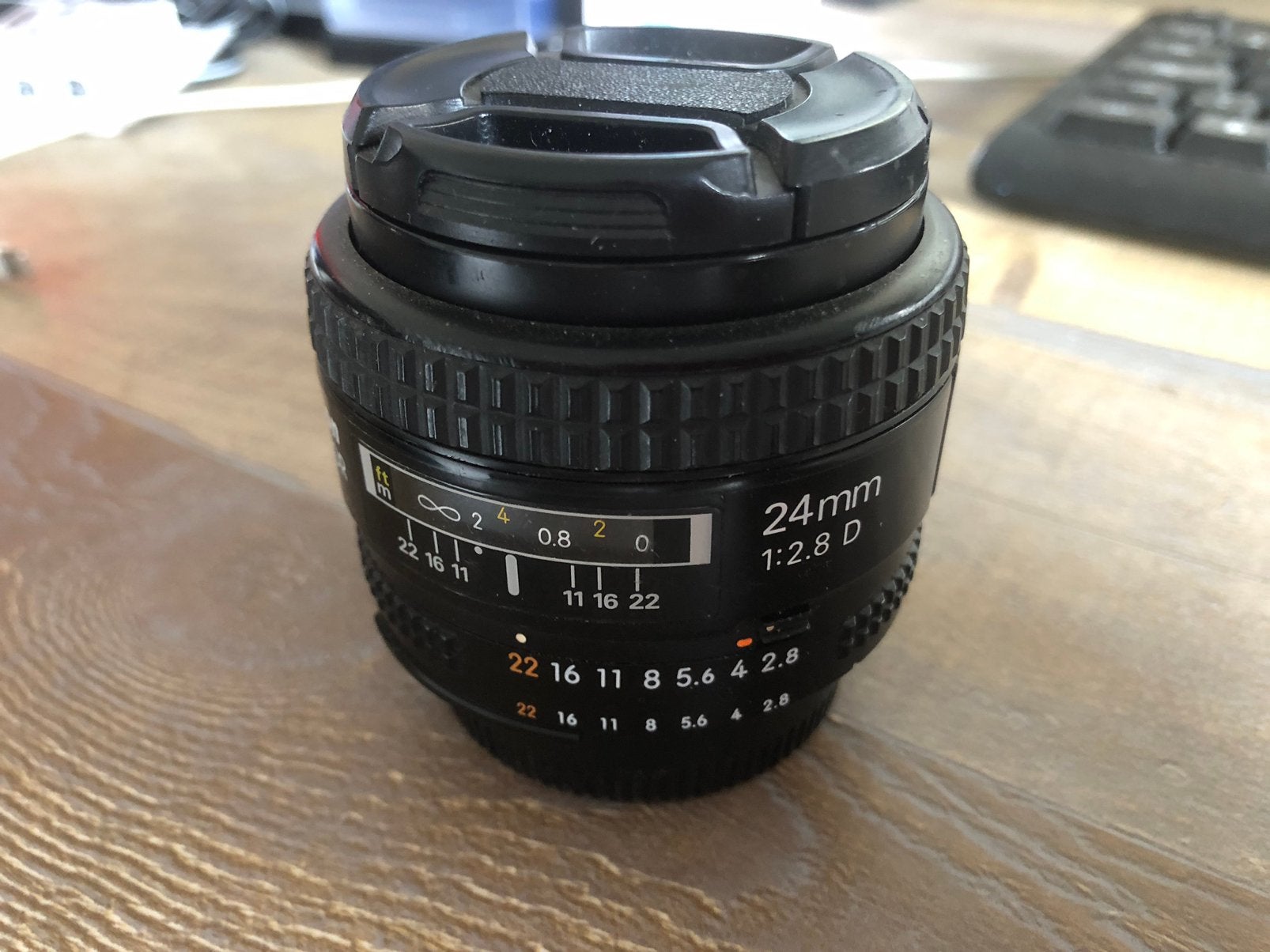 Nikon 24 afd 2.8, Ophalen, Gebruikt, Nikon