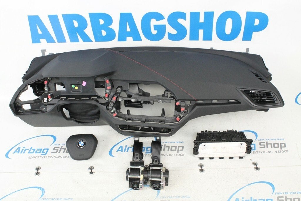 Airbag kit Tableau de bord couture rouge BMW 1 serie F40, Autos : Pièces & Accessoires, Enlèvement ou Envoi, Utilisé