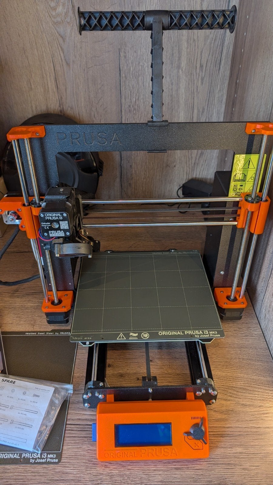 Original Prusa i3 MK3s+ 3D-printer + extra printplaat, Computers en Software, 3D Printers, Ophalen