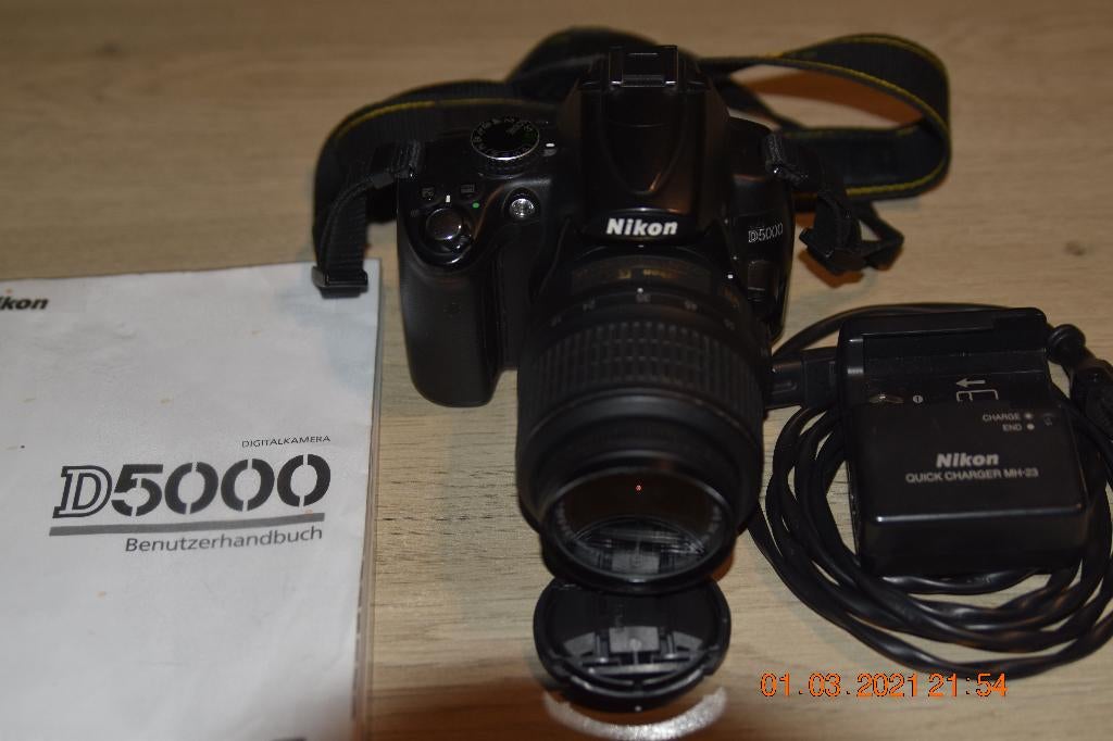 nikon d5000 met 18-55 dx vr lens prima staat, Ophalen of Verzenden, Zo goed als nieuw, Spiegelreflex, Nikon