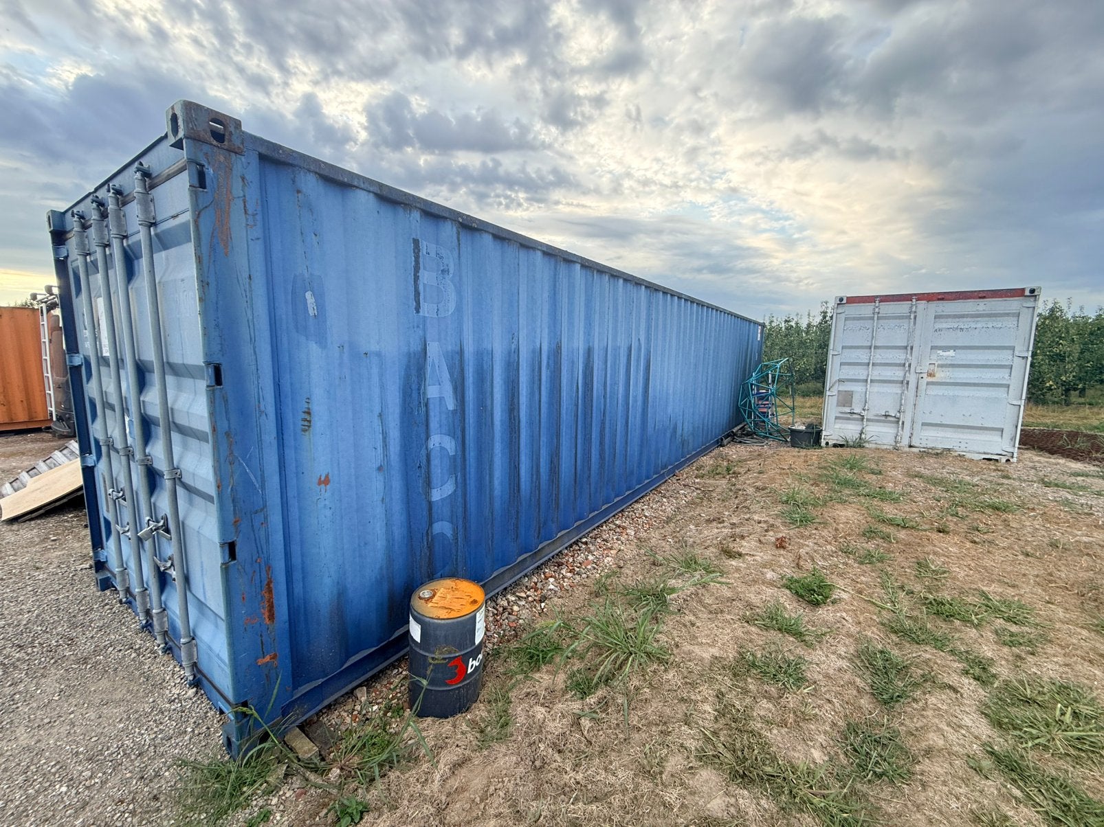 Zeecontainer 40 ft in goede staat, Enlèvement