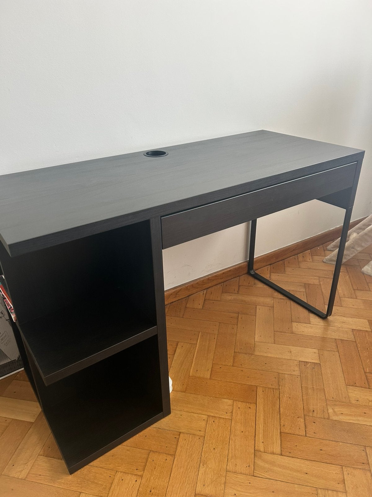 Bureau 120x50, Huis en Inrichting, Bureaus, Ophalen, Zwart, Gebruikt, Scandinavisch