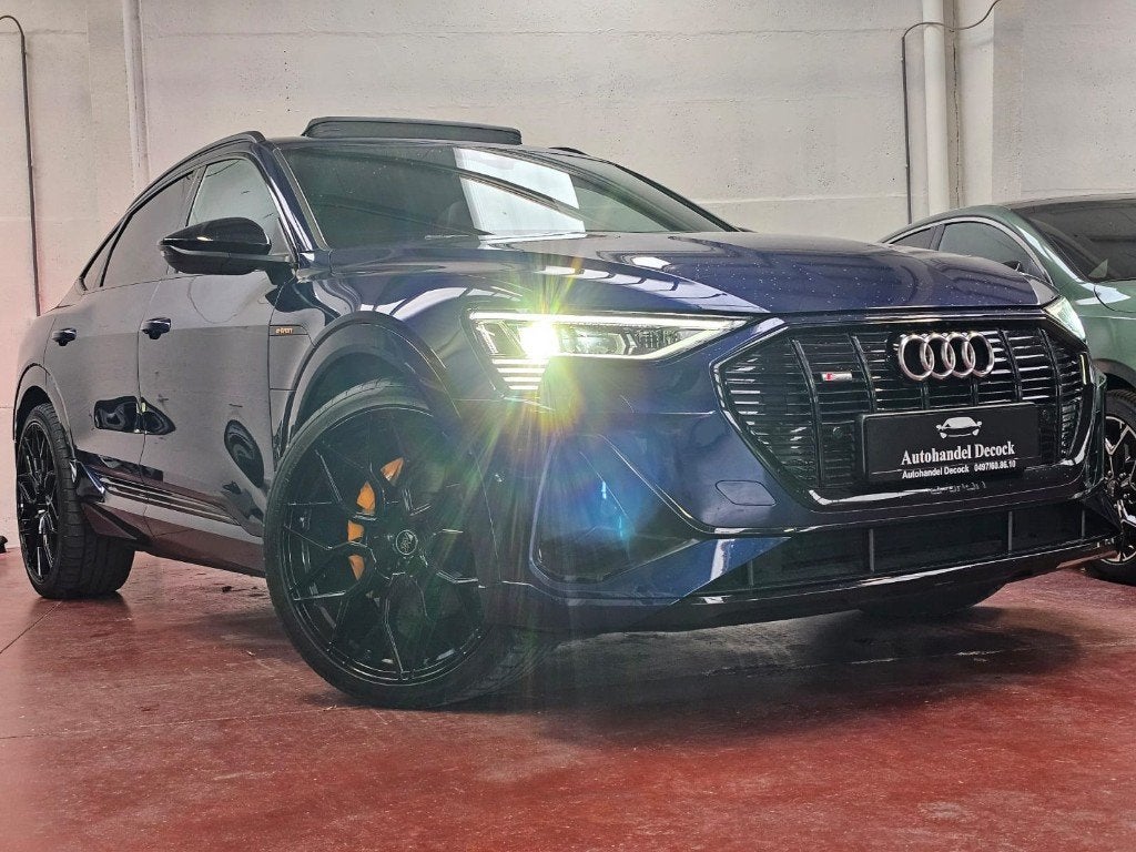 Audi Q8 etron 55 BLACK PACK SPORTBACK S LINE quattro |PANO, Auto's, Audi, Automaat, Parkeerassistent, 5 zetels, 5 deurs