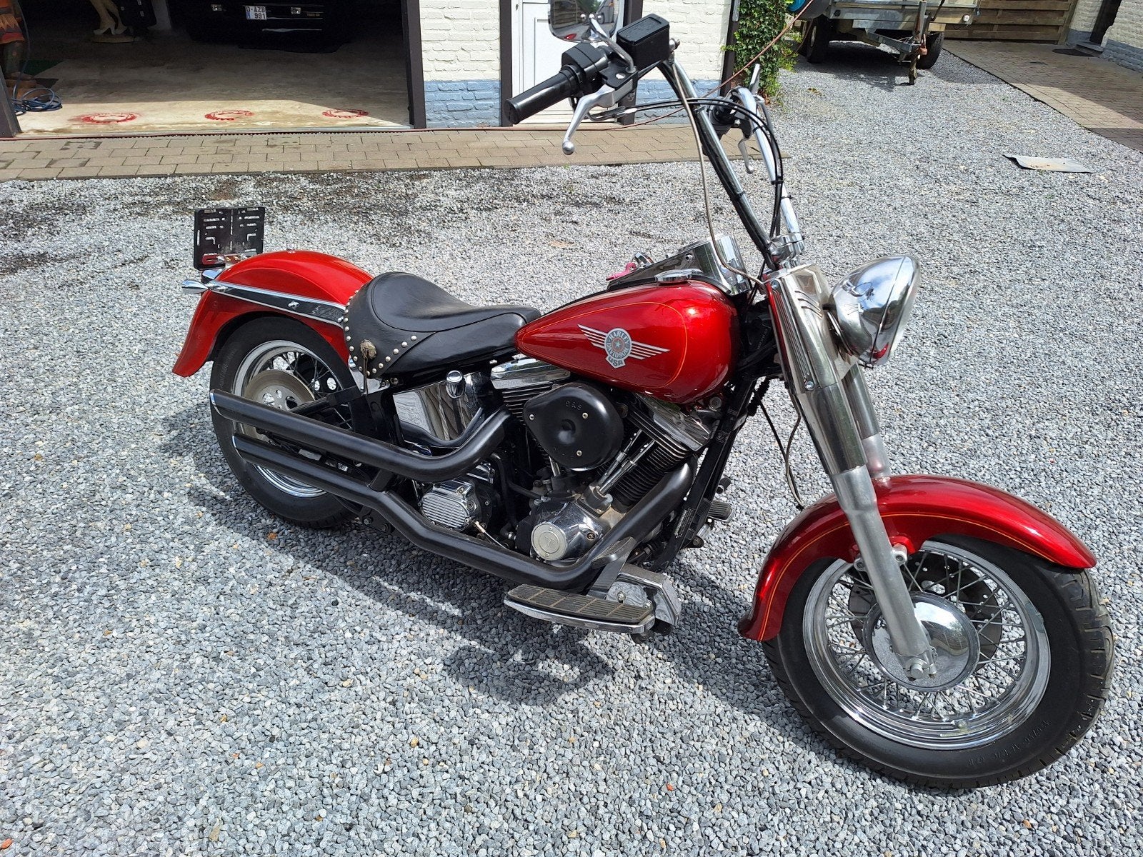 Harley davidson heritage softail, Enlèvement