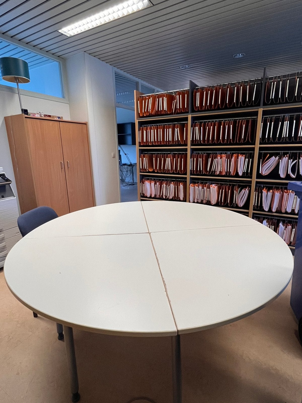 Ronde tafel in 4 delen, Overige plaatsen, Ophalen, Gebruikt, Tafel