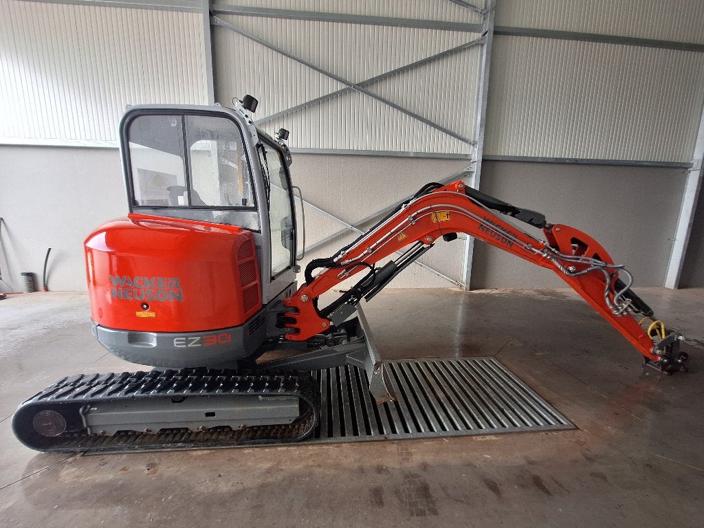 Neuson EZ38, Ophalen, Graafmachine
