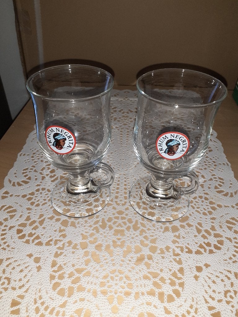 Verres rhum NEGRITA (2 verres), Enlèvement, Neuf, Autres types