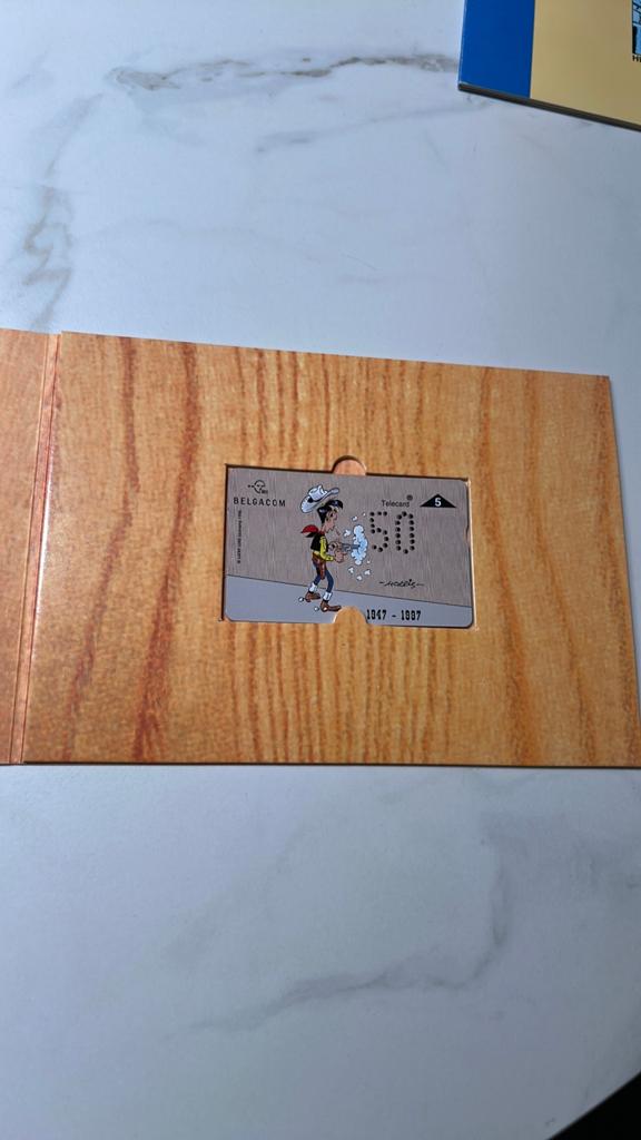 Télécarte Belgacom de Morris Lucky Luke 1996, Enlèvement ou Envoi, Comme neuf