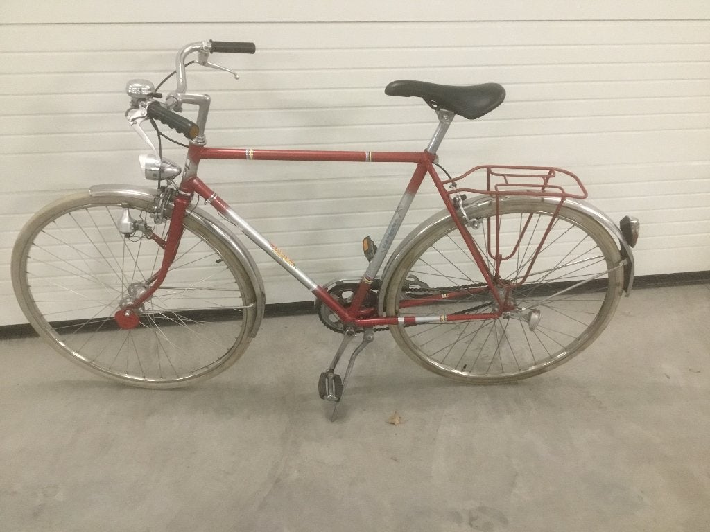 Vintage studenten kotfiets, 51 tot 55 cm, Ophalen, Velgrem