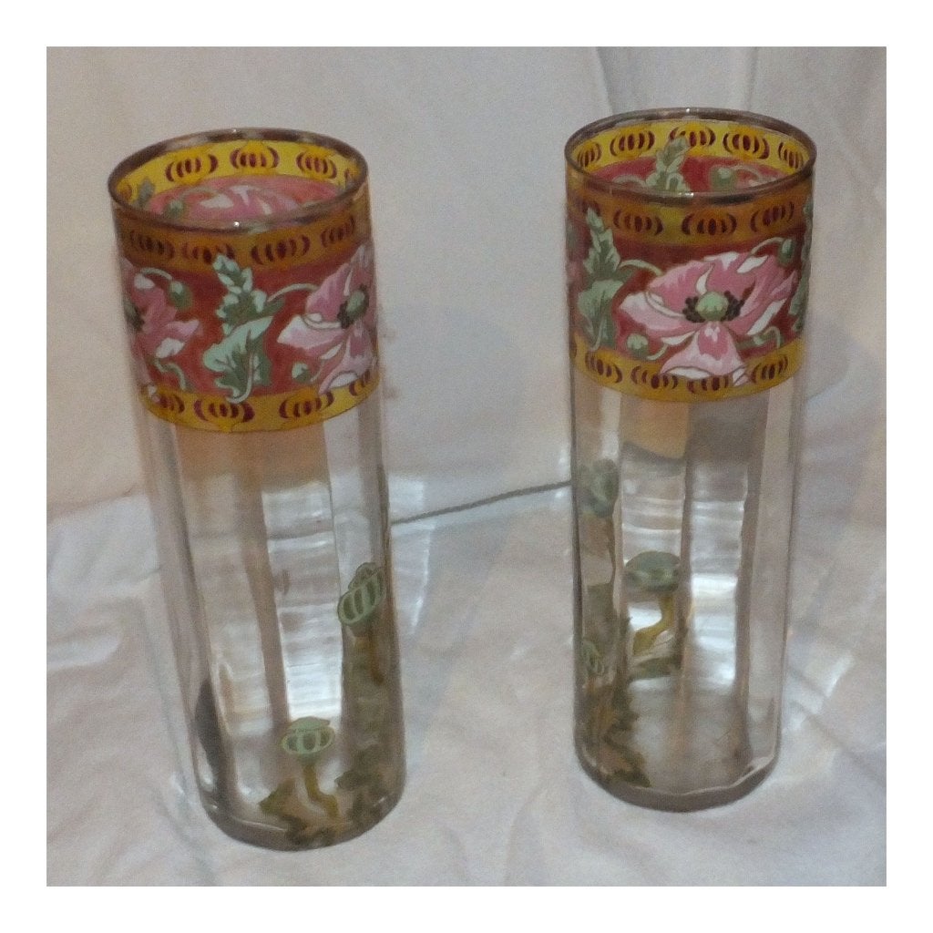 Art Nouveau vazen, paar, Ophalen