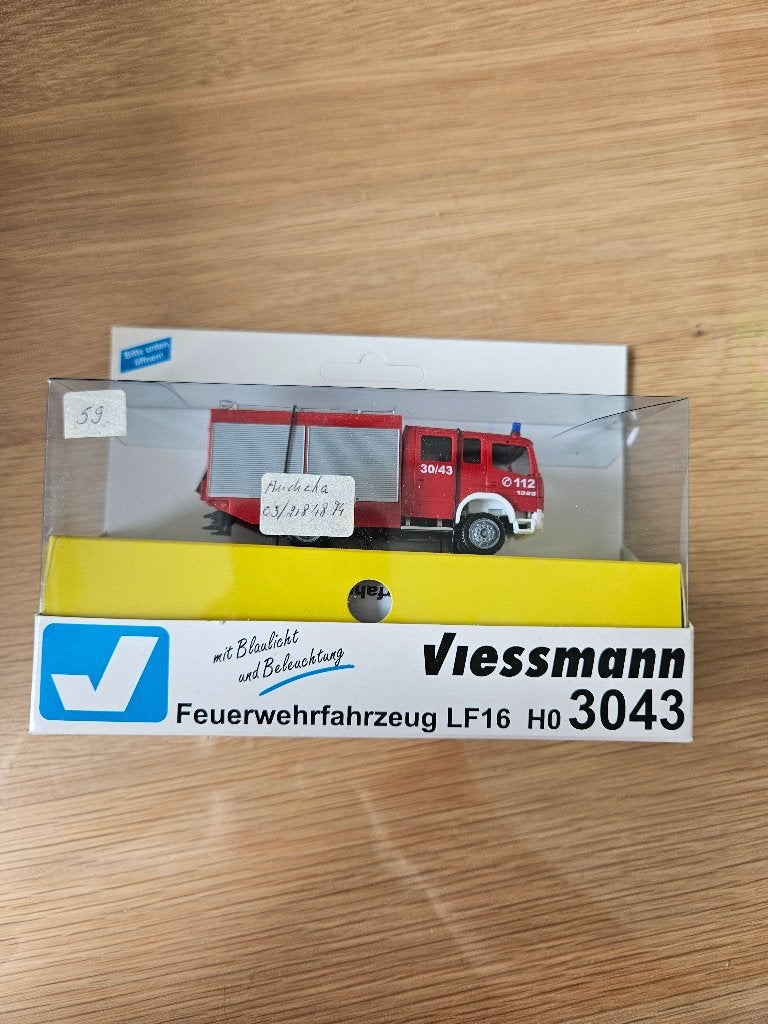 Viessman brandweerwagen, Ophalen, Zo goed als nieuw